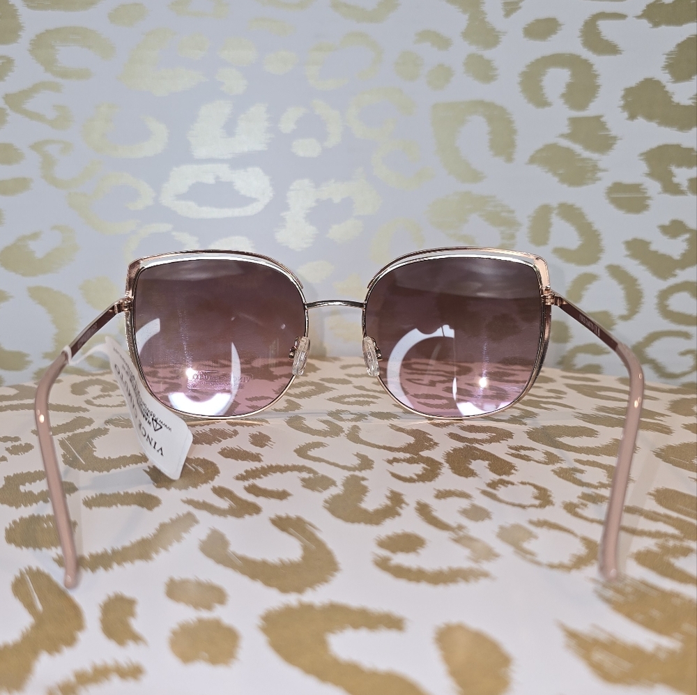 Vince Camuto Rose Gold and Blush Pink Gradient Lens Sunglasses - Picture 5 of 12